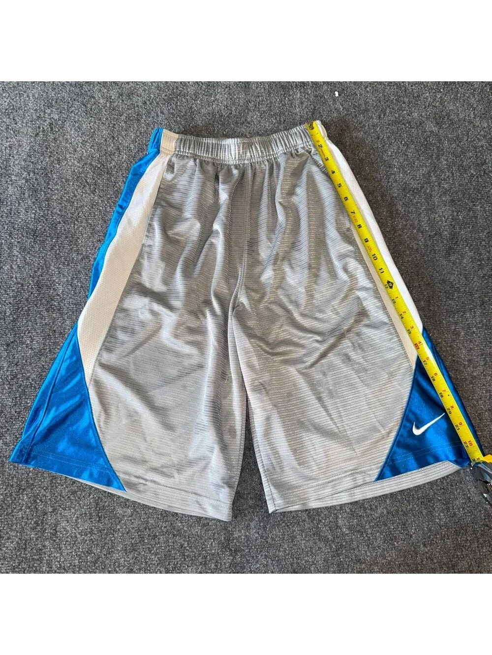 Nike Grail Baggy Dazzle Hoop Shorts Mens MD Vtg y2k 90s Rare